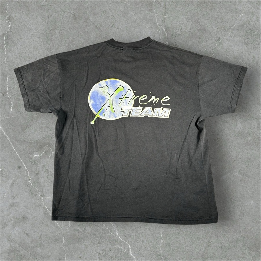 Vintage Xtreme Team Shirt Men XL Black 90s Y2K The Hardy Boyz WWF Wrestling Rare